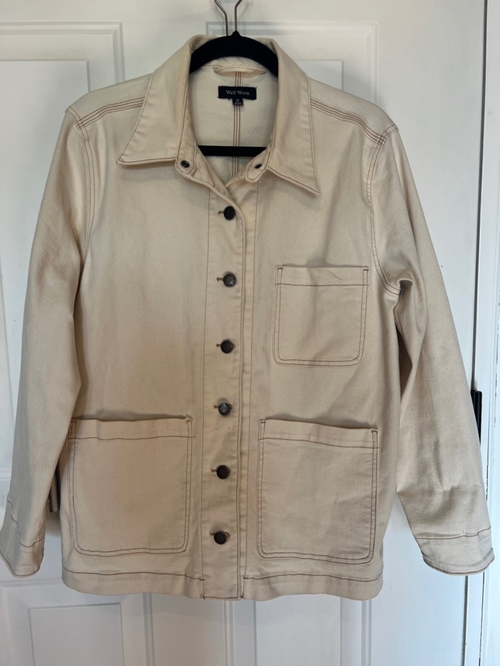Well Worn Cream Barn Jacket